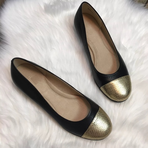aerosoles gold flats